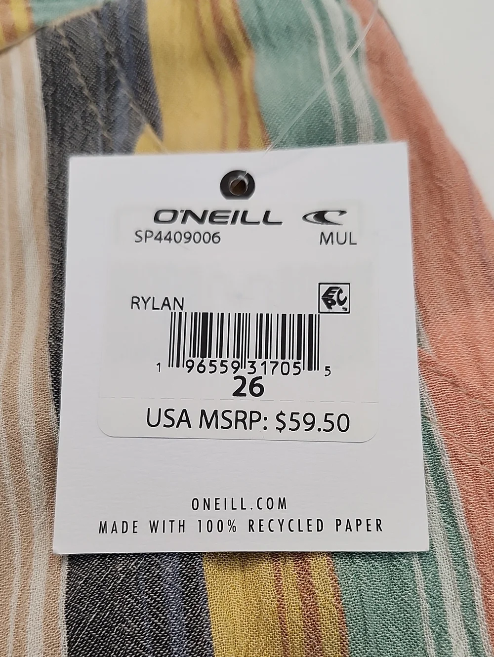 O'Neill Pastel Multi-Stripe Pants